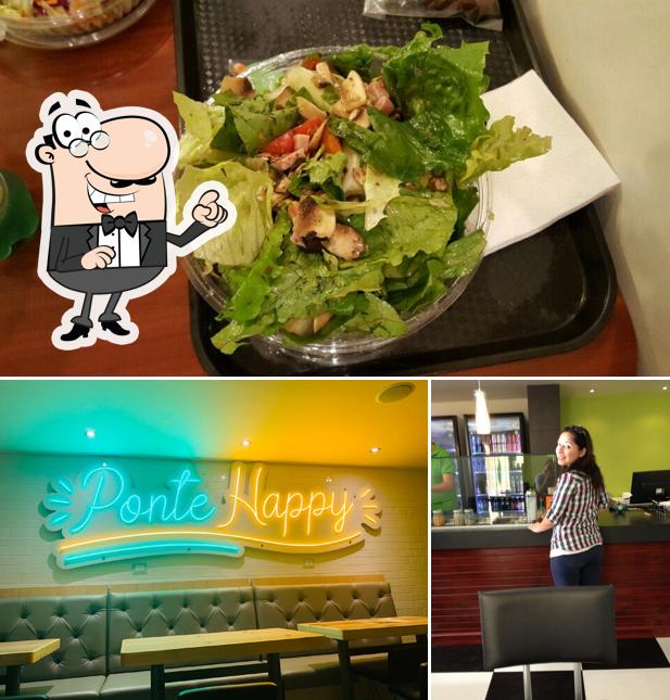 The interior of Happy Salad