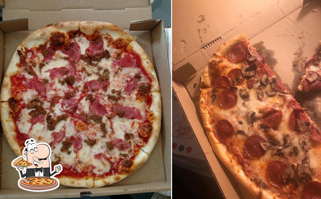 En NY Pizza Palace, puedes saborear una pizza
