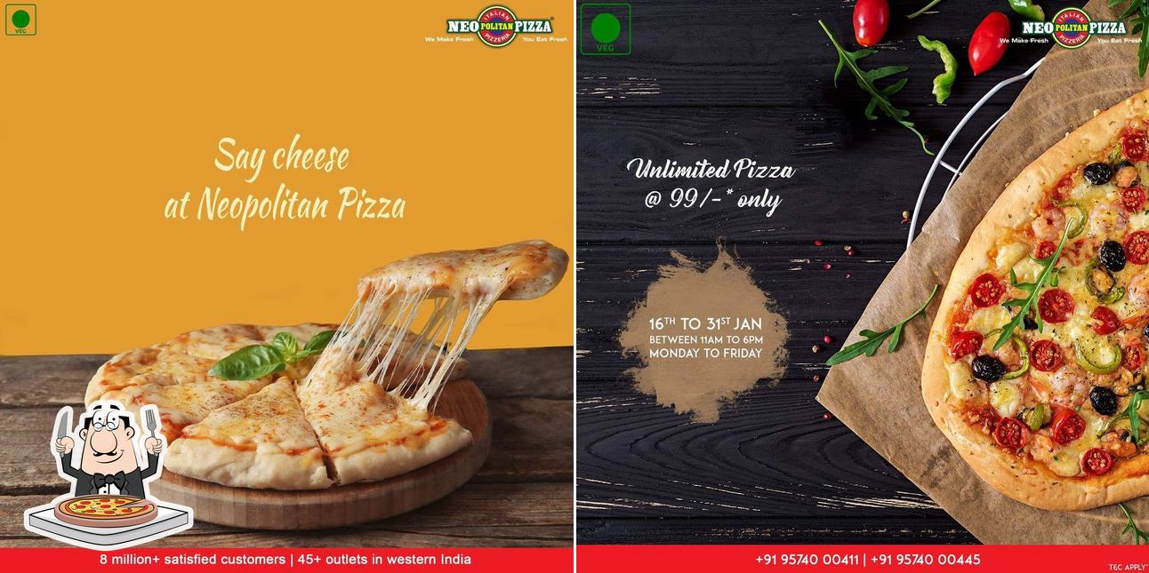 Pick pizza at Neopolitan Pizza Bharuch