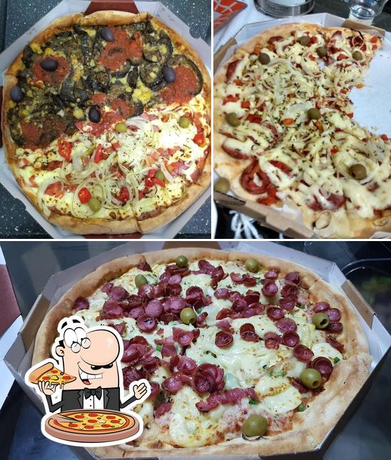 Escolha pizza no Bella Capri Ribeirão Treze de Maio