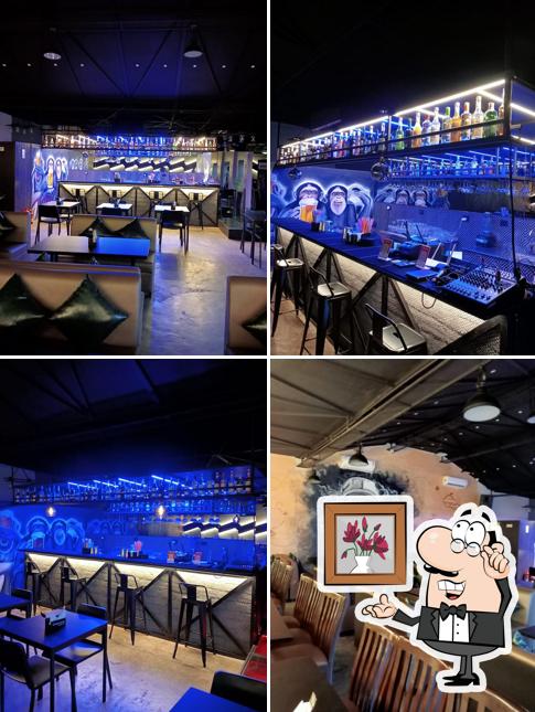 The interior of Charcha Lounge & Bar