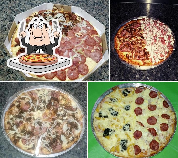 Escolha diferentes estilos de pizza