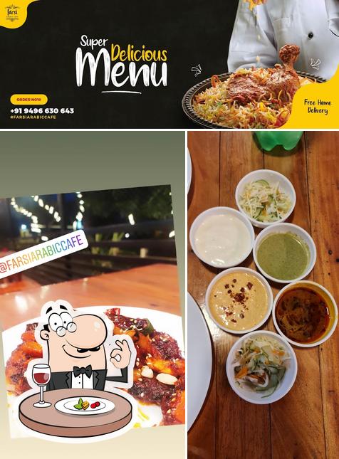 Food at Farsi Arabic Cafe