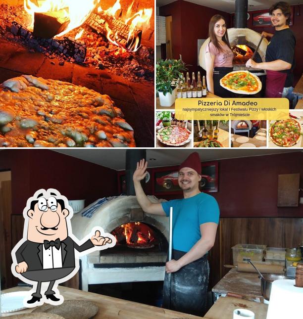 El interior de Pizzeria Di Amadeo