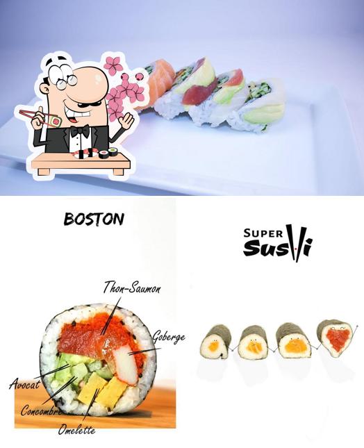 Essayez différentes options de sushi