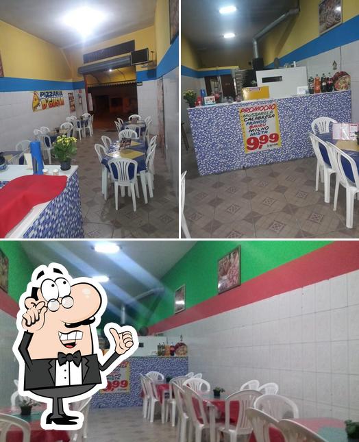 O interior do Restaurante D' Gusta