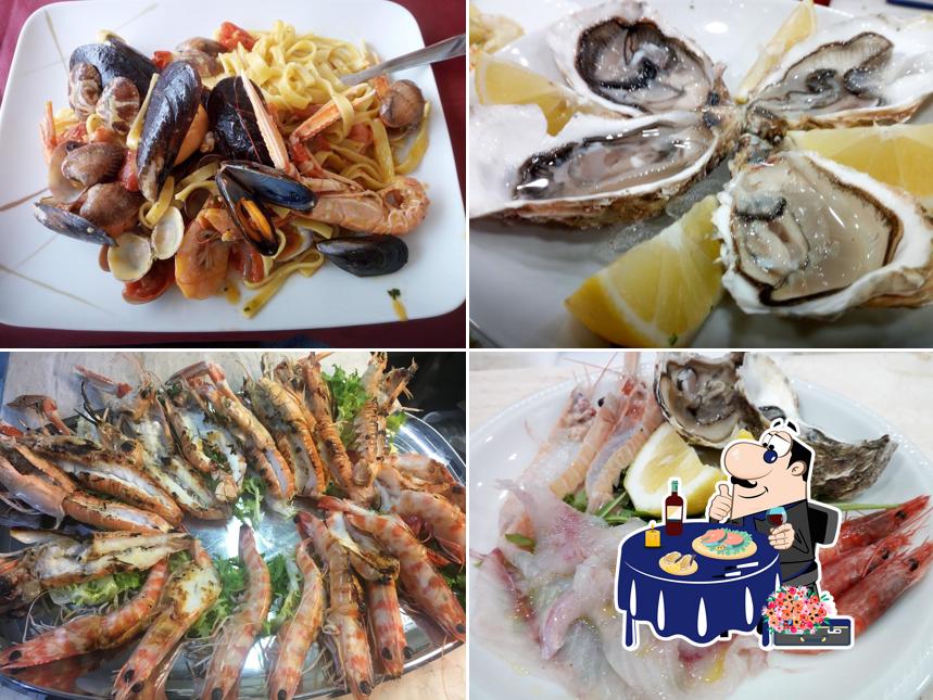 I clienti di Vita E Cuore Fish And Drink possono avere diversi pasti di mare