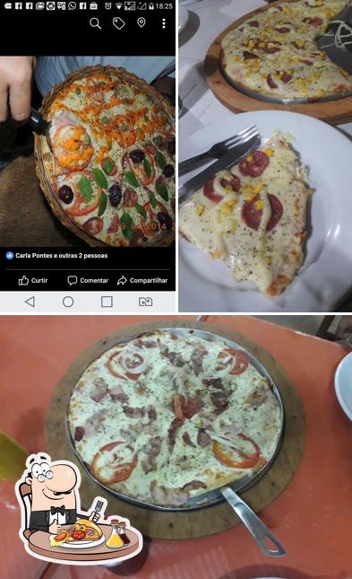 Escolha pizza no C & L Colega - Lanchonete e Pizzaria