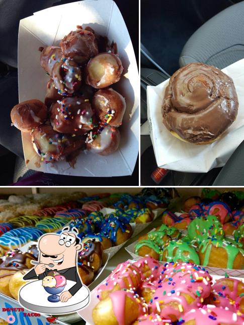 Donuts Kolaches and Tacos League City serves a number of sweet dishes