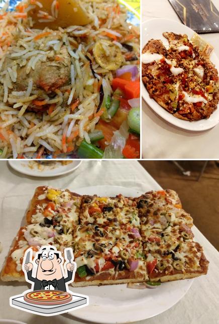 Get pizza at arizona grill and restaurant