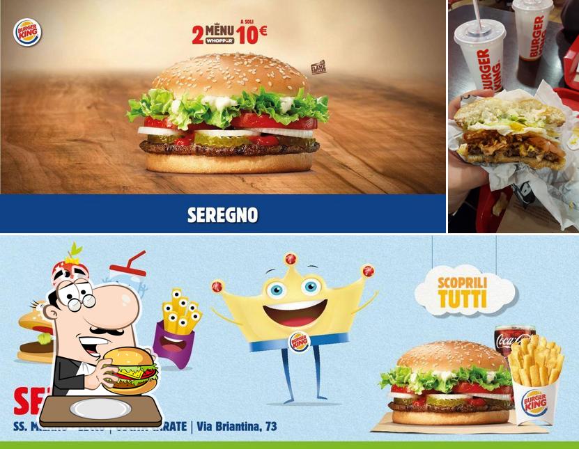 Ordina un hamburger a Burger King