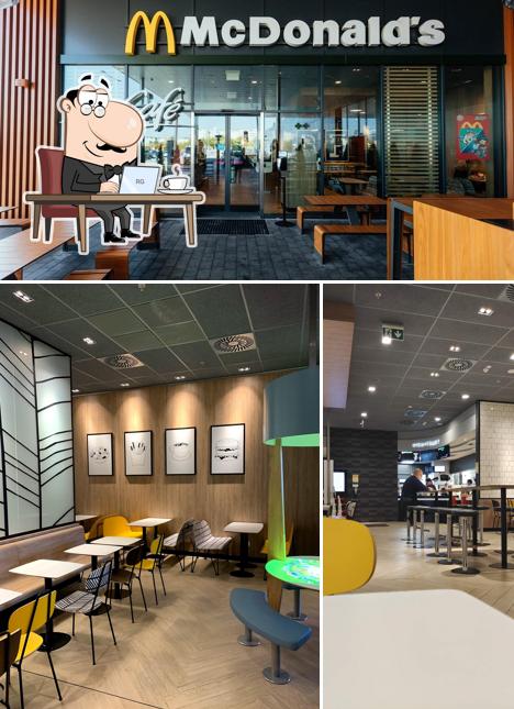 L'intérieur de McDonald's