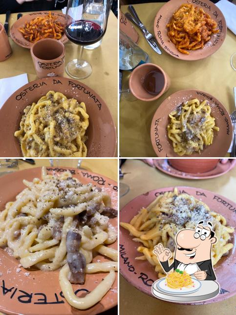 Spaghetti alla carbonara al Osteria Da Fortunata - Bologna