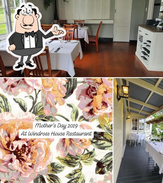The interior of Windross House Restaurant