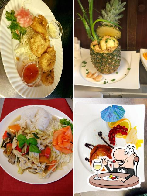 Comida en Sawadee Thai-Restaurant