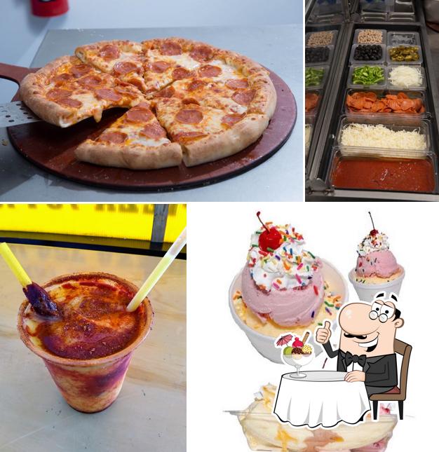 Salinas Pizza provides a selection of desserts