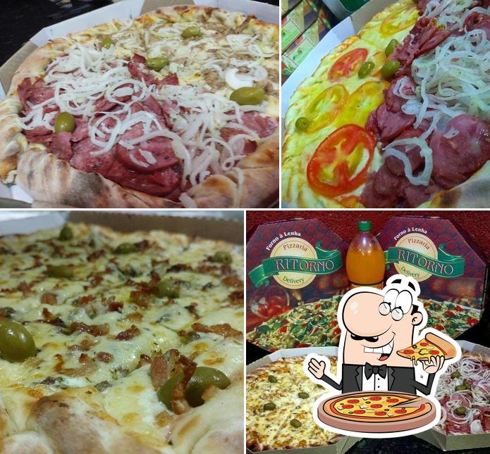 Consiga pizza no Pizzaria Ritorno