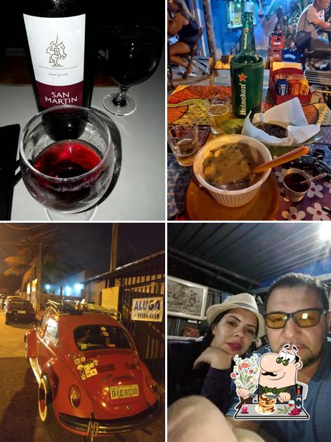 É agradável saborear uma taça de vinho no Bar do Mineiro