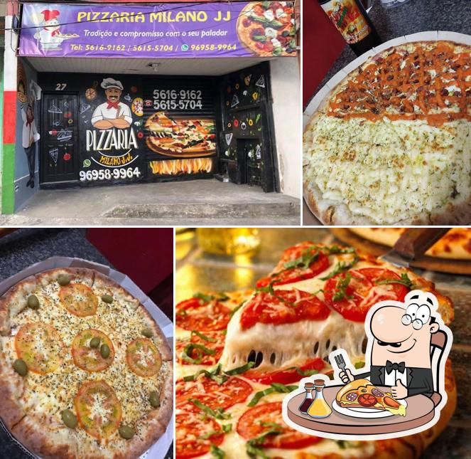 Peça pizza no Pizzaria Milano JJ