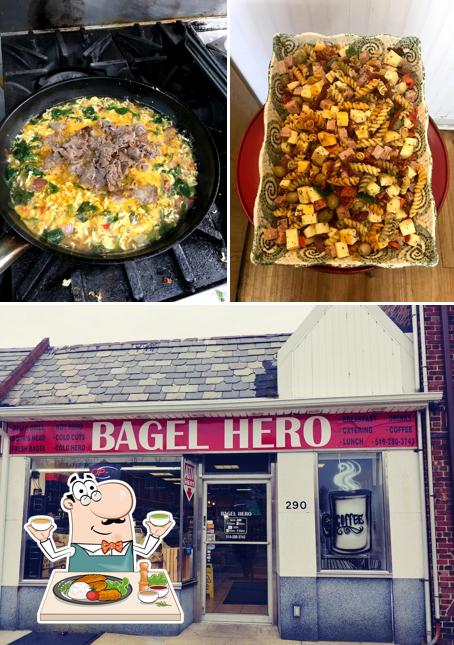 Food at Bagel Hero