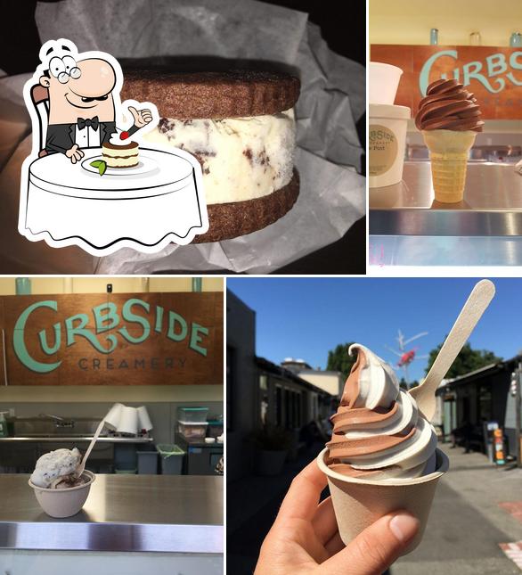 Curbside Creamery offers a selection of desserts