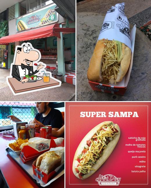 Comida em Hot Dog Company