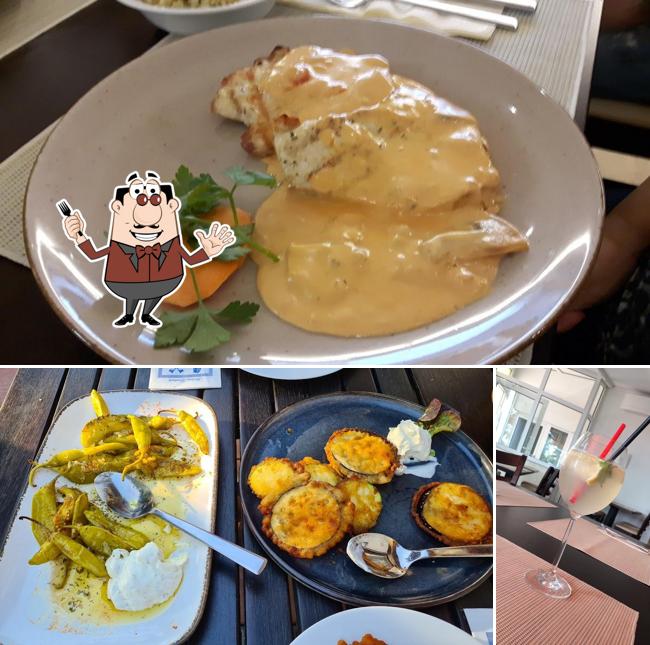 Estas son las imágenes donde puedes ver comida y bebida en Taverne Mykonos