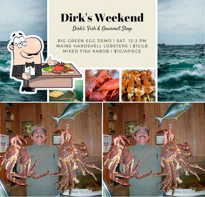 Pide marisco en Dirk's Fish & Gourmet Shop