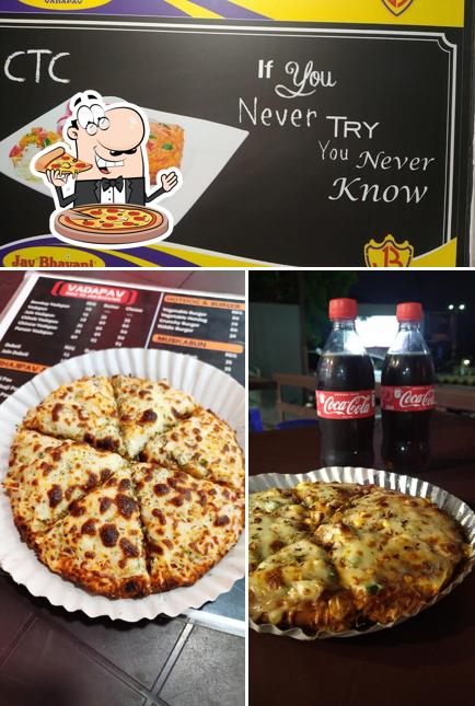 Get pizza at JayBhavani Vadapav