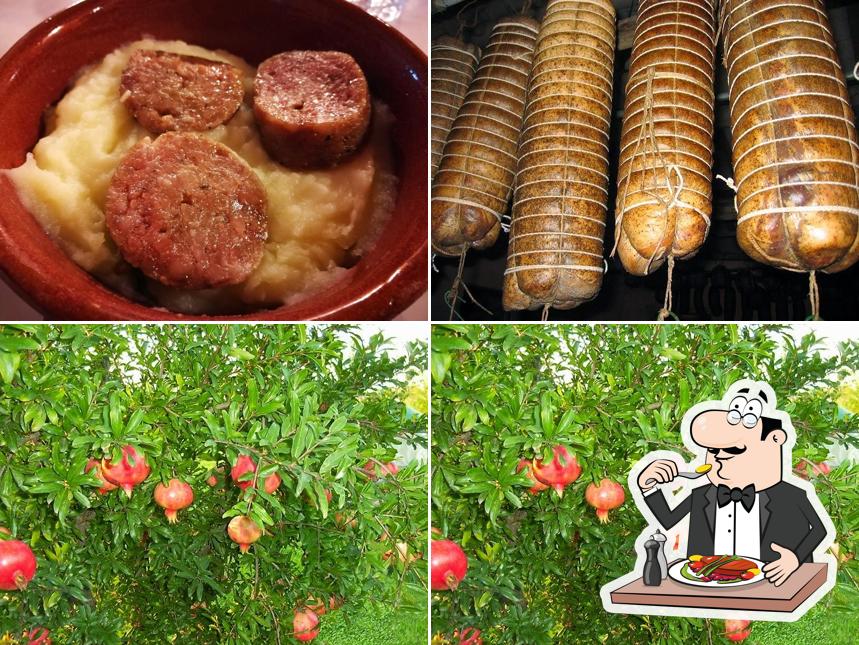 Platti al Agriturismo La Strozza