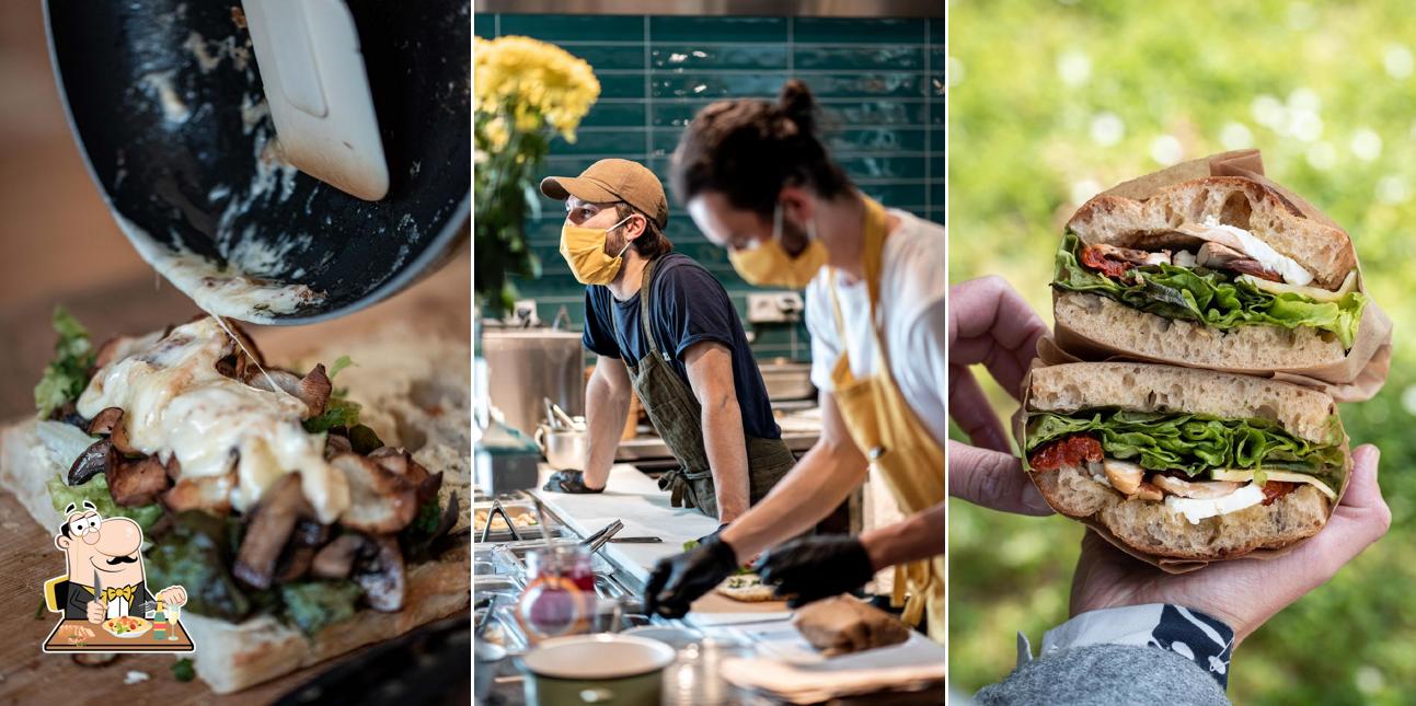 Plats à EZOPE Carquefou - Focaccia : Sandwich italien fait-maison