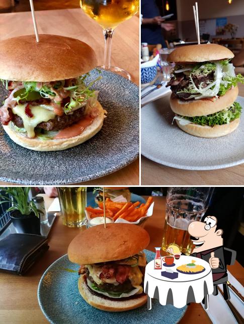 Las hamburguesas de Restaurant Stickerei gustan a una gran variedad de paladares