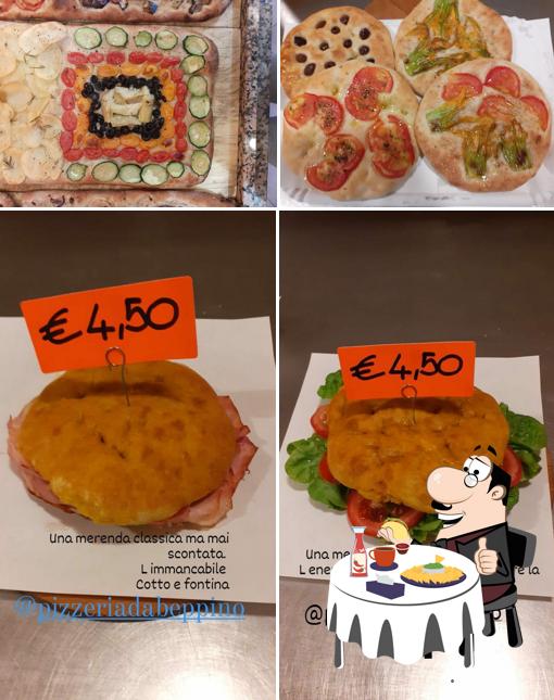 Prova un hamburger a Pizzeria da beppino