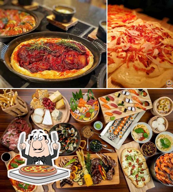 Try out pizza at The Grand Kitchen - Grand Hyatt Manila