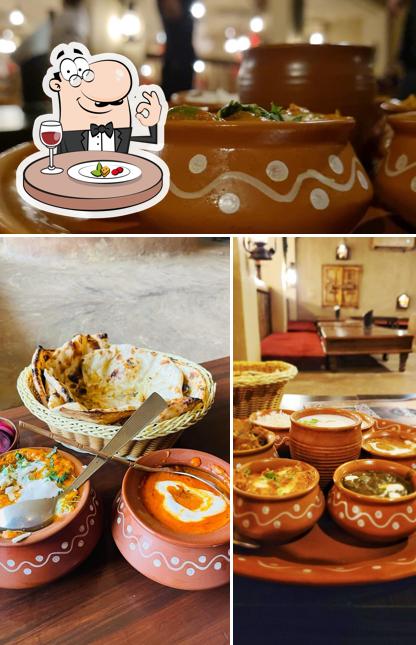Food at Chaupal - Pure Veg Village Theme Restaurant