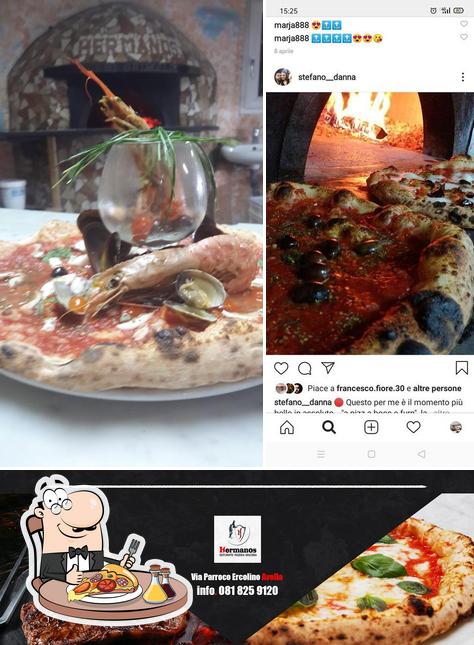 Scegli una pizza a Hermanos - Ristorante Pizzeria Braceria