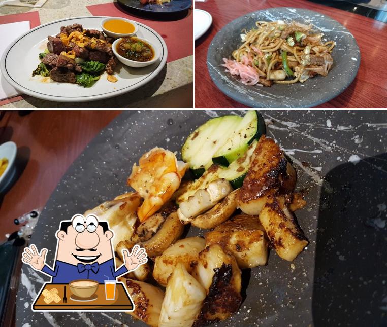 Comida en Okonomiyaki Chibo Restaurant