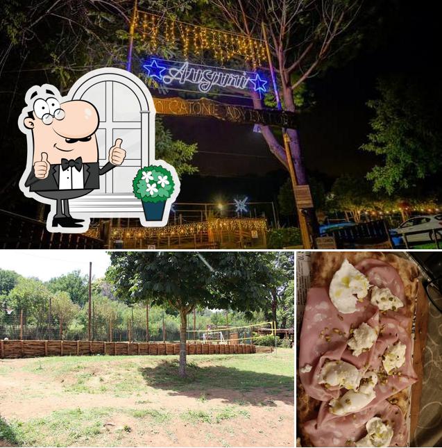 La Locanda nel Parco si caratterizza per la esterno e cibo