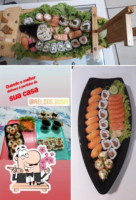 Experimente diferentes opções de sushi