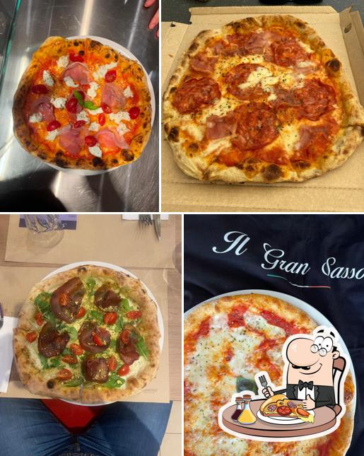 A Il Gran Sasso, vous pouvez commander des pizzas