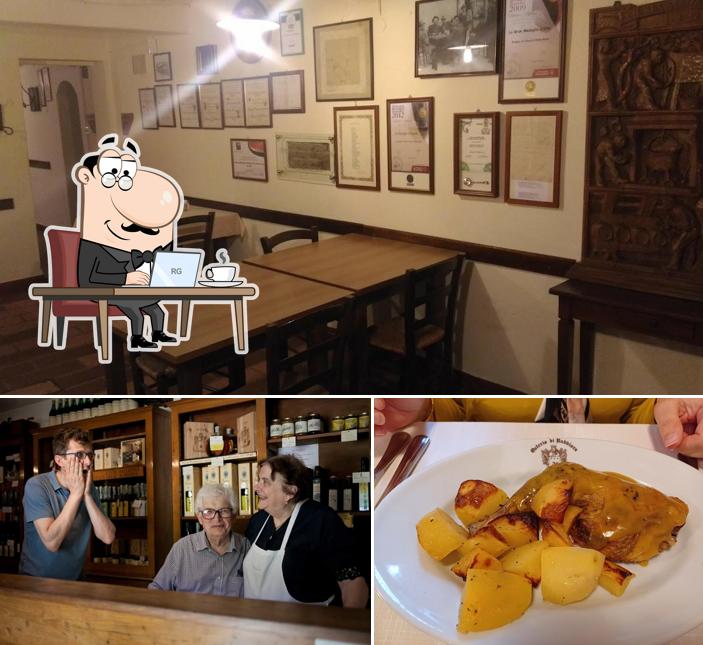 Gli interni di Osteria Di Rubbiara