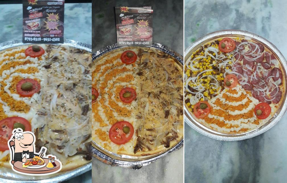 Escolha pizza no Pizza du cheff