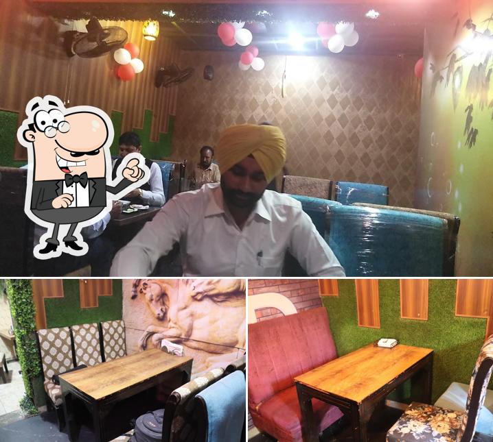 The interior of Sher-E- Punjab Dhabha - Best Veg Thali Dhaba in Ferozepur Cantt, Best Vegetarian Dhaba, Best Family Dhaba in Ferozepur Cantt