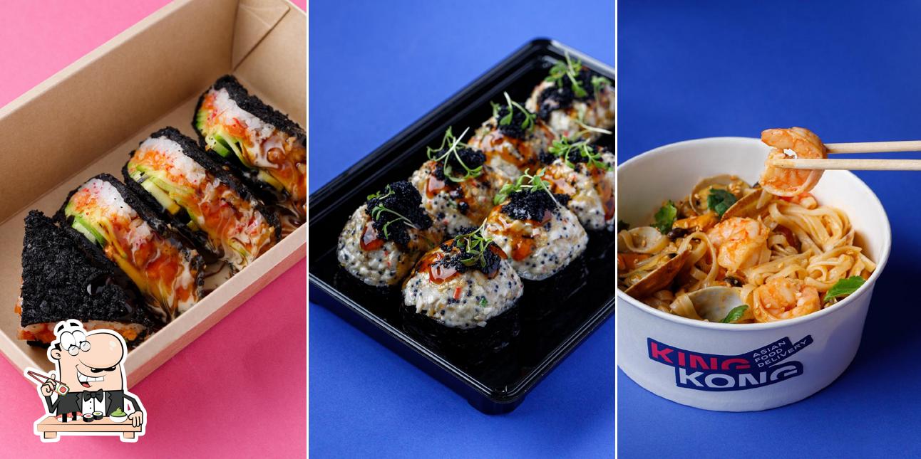 В "КингКонг. онлайн" предлагают суши и роллы