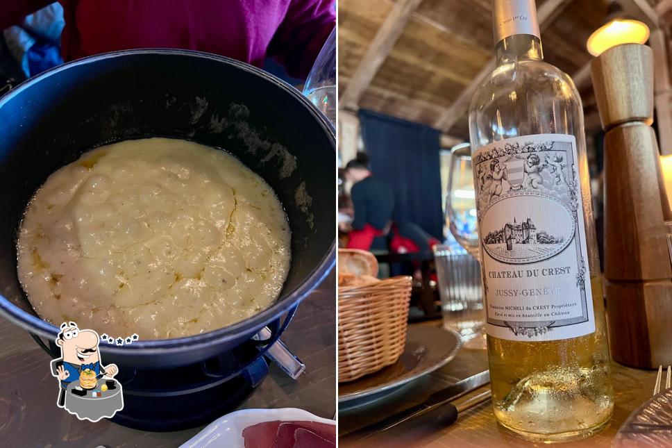 Platos en Le Chalet à Fondue