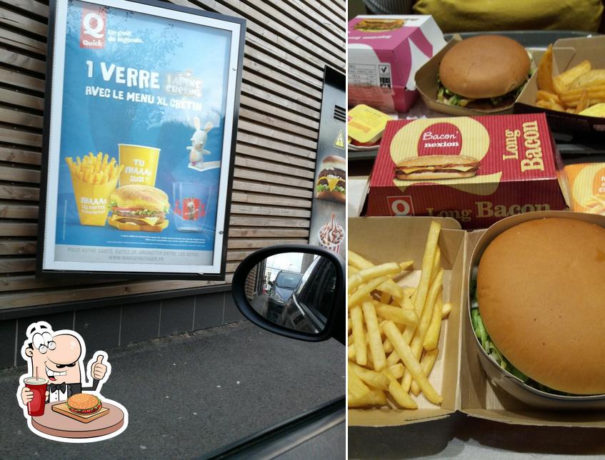 Prenez un hamburger à Quick Béthune