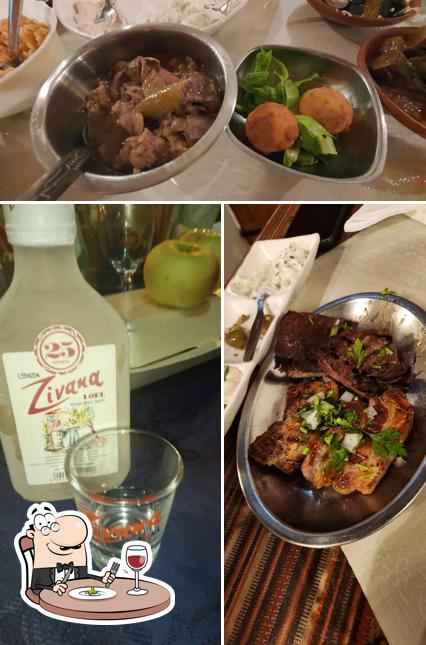 Essen im Alonia Tavern Livadia