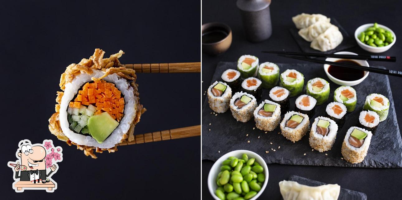 Prova le diverse opzioni di sushi