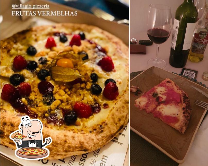 Peça diversos variedades de pizza