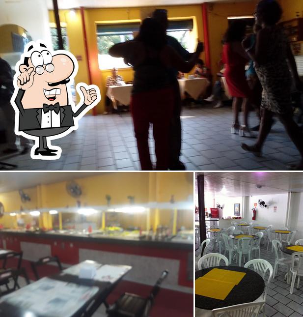 O interior do Kitutes da Yayá Restaurante e Pizzaria